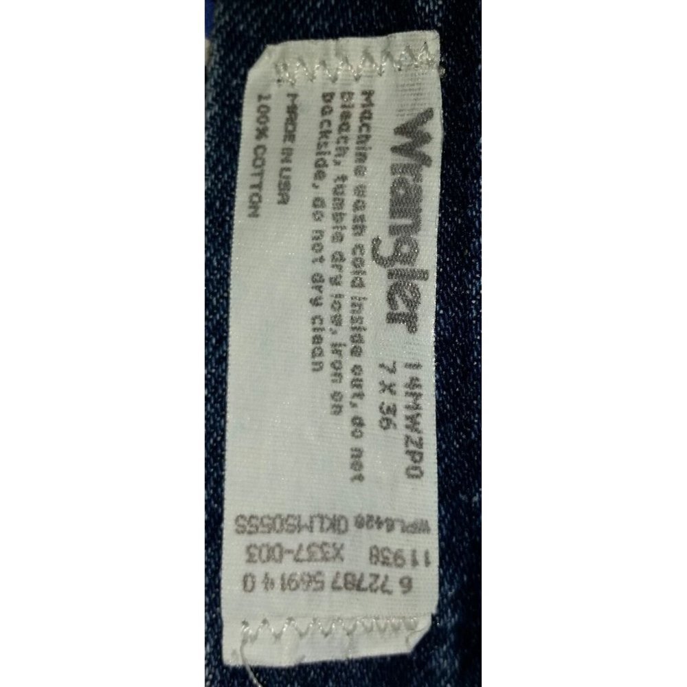 Vintage Wrangler Cowboy Cut Jeans w/Beading - Picture 8 of 9